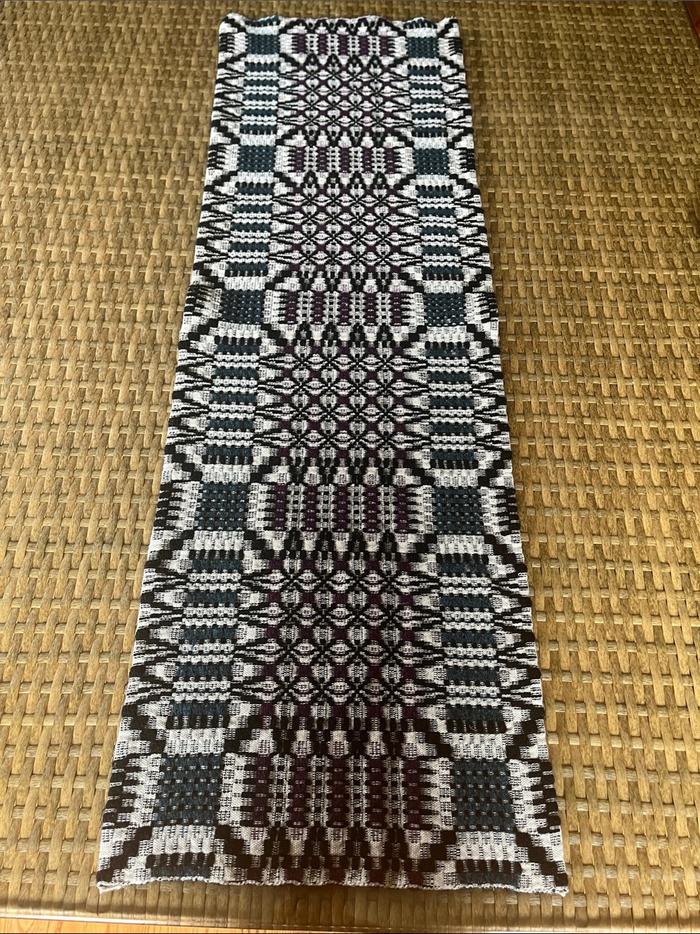 Vintage Mid Century Wool Swedish Weaving